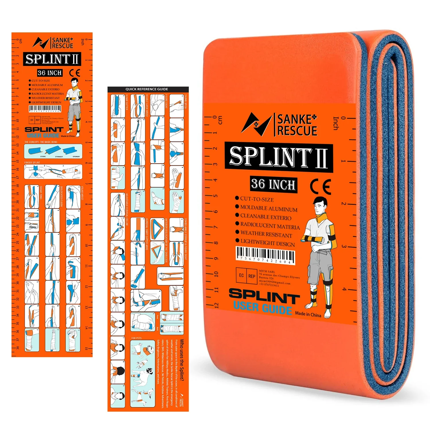 Bivy Bag Emergency - Attelle de premiers secours 36/18'X4.3' SANKE