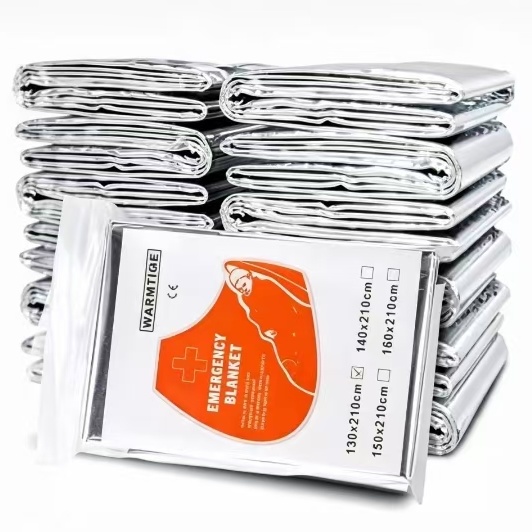 Emergency Mylar Tent - Couverture thermique d'urgence en mylar, couverture