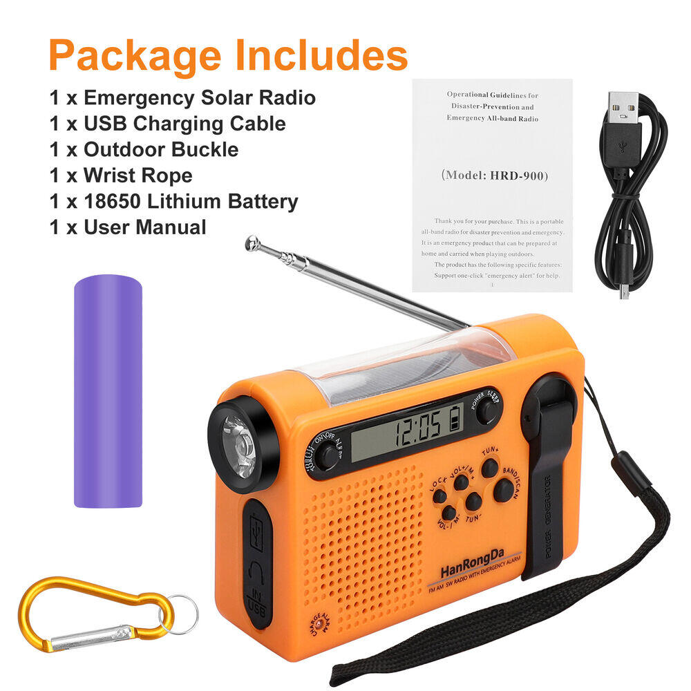 Radio d'urgence météo AM/FM/SW - Solar Emergency Charger avis et prix