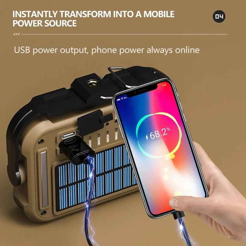 Lampe de secours solaire charg - Solar Emergency Charger avis et prix