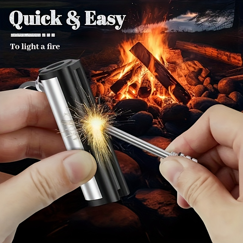 Briquet assorti en métal de si - Fire Starting Kit avis et prix