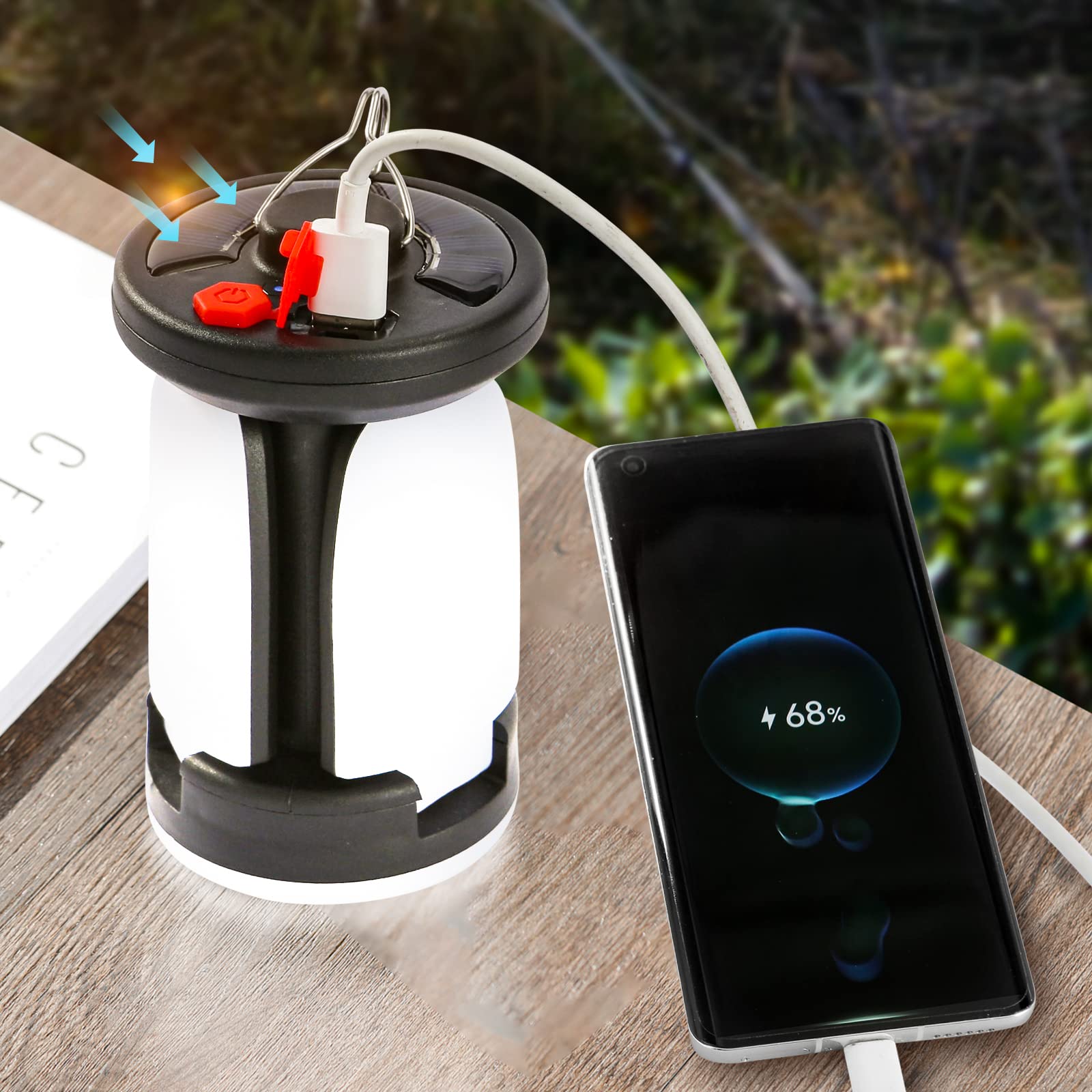 Lanterne de Camping LED solair - Solar Emergency Charger avis et prix
